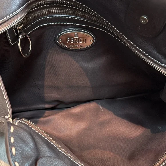 Fendi Black Leather Shoulder Bag - Picture 10 of 14